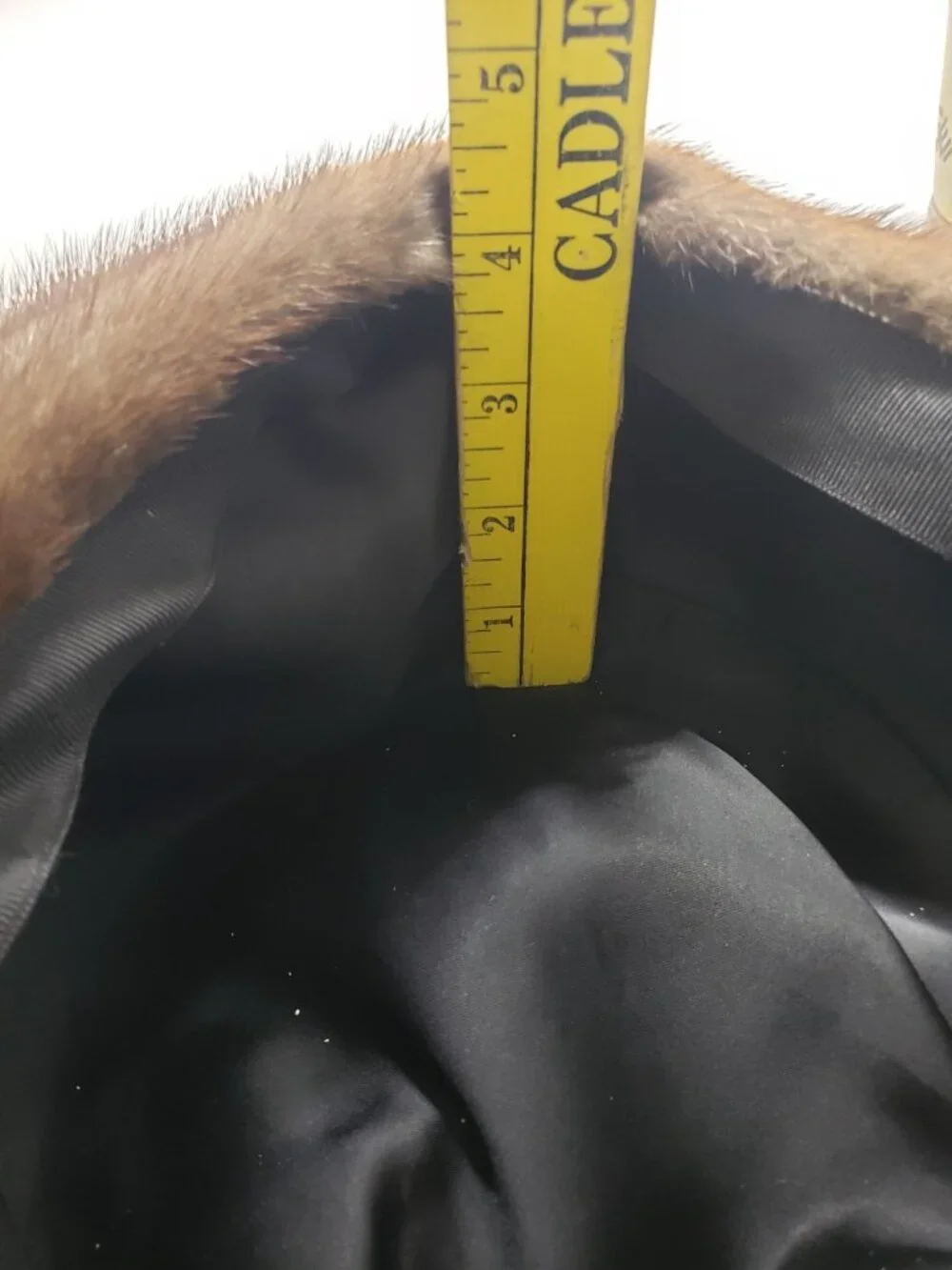 Vintage Klenditioned Genuine Fur Hat Dark Brown Womens New With Tags NWT